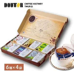 Doutor Coffee Drip Coffee History Tour Gift Regular 24 packs Japan – Tokyo Sakura Mall