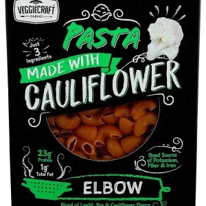 Veggiecraft Pasta Elbow Cauliflower 8 Oz – Pack Of 6