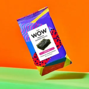 1945 WOW Seaweed Snacks, Single Origin – Teriyaki Pack – 72 Packs x 1.05oz case