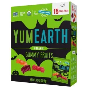 YumEarth Organic Halloween Gummy Fruits – Allergy-Friendly Treats
