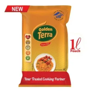 Golden Terra Soya Oil Sachet 1L – Healthy Cooking Oil Option