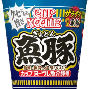 Nissin, Cup Noodle, “Gyoton” Seafood & Porkk, Gyokai Tonkotsu, 85g