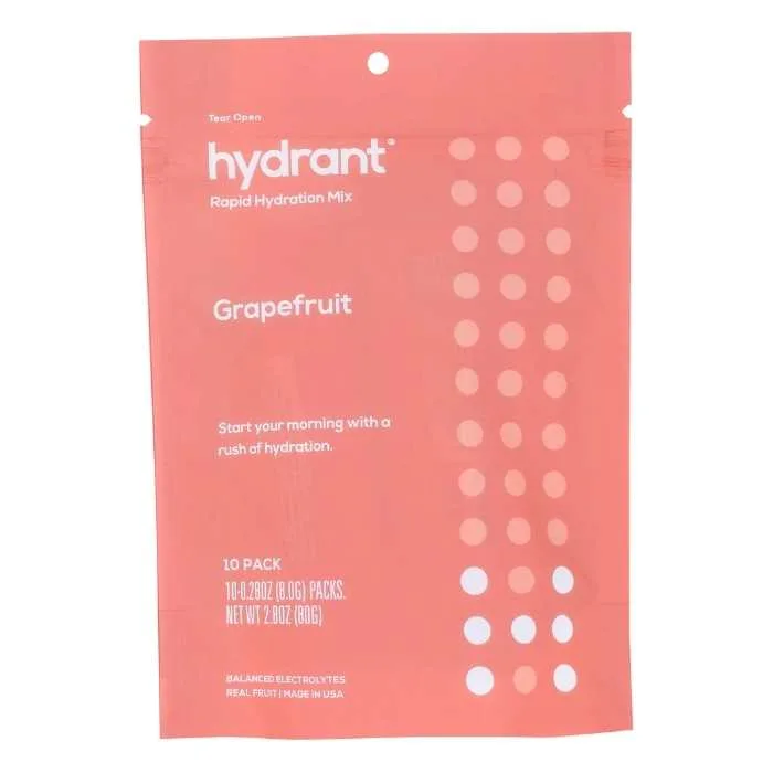 Hydrant – Hydrate Grapefruit Hydration Mix, 10 Sachets