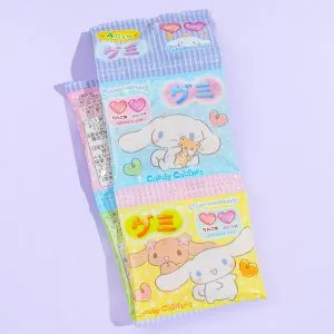 Cinnamoroll Heart Gummies – Apple & Grape / 4 pcs