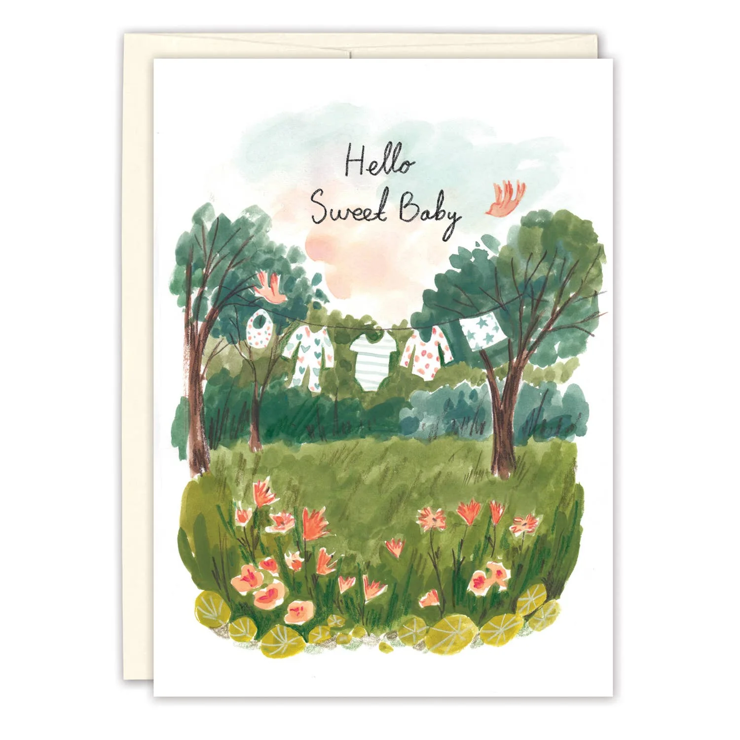 Biely & Shoaf – Clothesline Baby Card