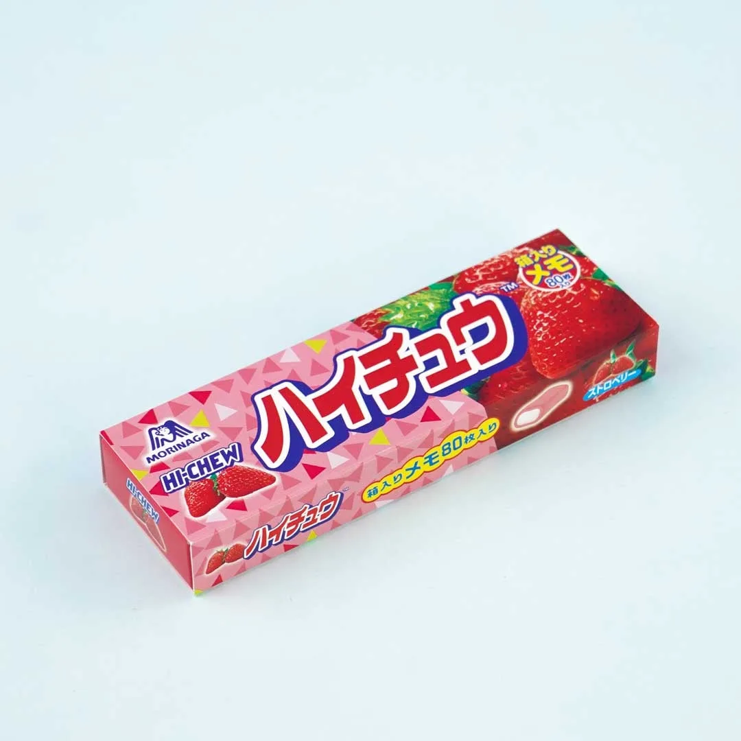 Hi-Chew Strawberry Boxed Sticky Notes