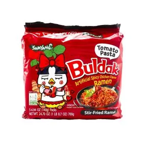 Samyang Buldak Tomato Pasta Ramen (5 Packs) (Korea)