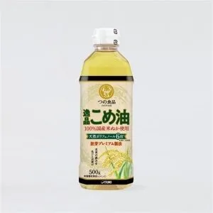 Tsuno Premium Japanese Rice Bran Oil Polyphenol-Rich Cooking Oil 500g