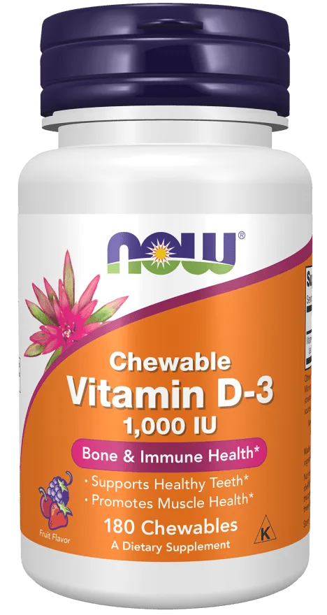 Vitamin D-3 1,000 IU, Chewable