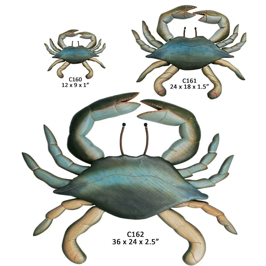 T.I. Design – Hand-Carved Blue Crab Small