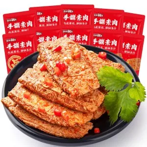 Yanjin Shop Spicy Dried Tofu Snacks – 20 Pack (225g)