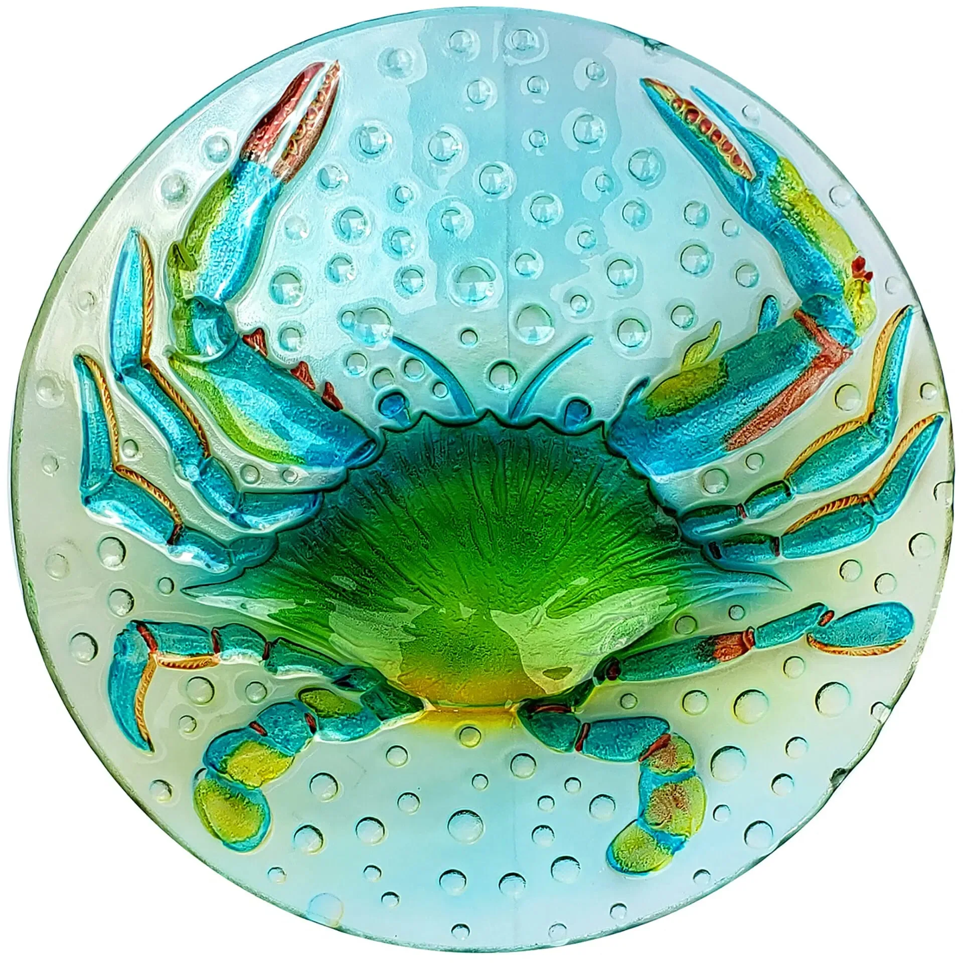 Large Glass Crab Platter | Jaco