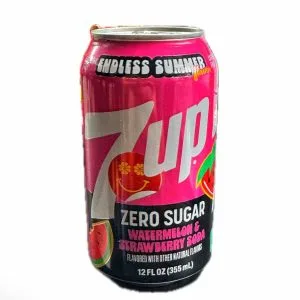 7up Watermelon & Strawberry – Zero Sugar Limited Edition