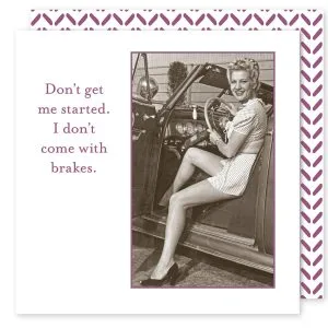 Shannon Martin Design – Don’t Get Me Started Beverage Napkin