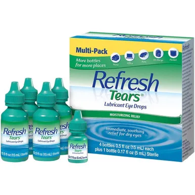 Refresh Plus Lubricant Eye Drops, Multipack