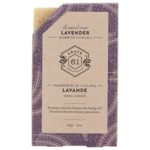 Crate 61 – Lavendar Soap Bar, 4 Oz (Pack Of 8)