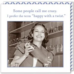 Shannon Martin Design – Call Me Crazy Beverage Napkin