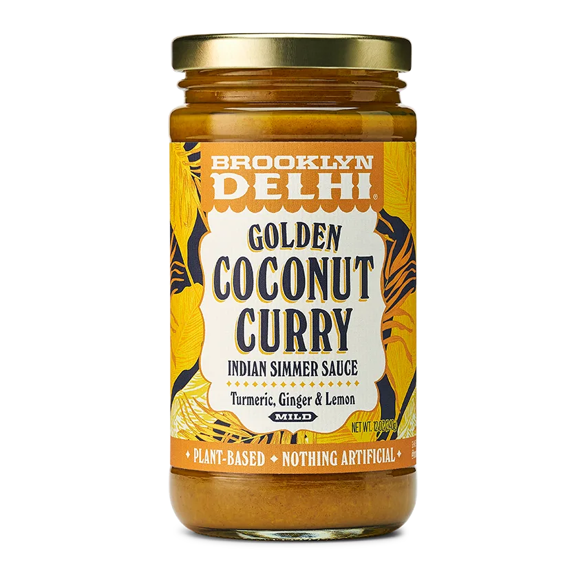 Brooklyn Delhi Golden Coconut Curry Jar – 6 Jars case
