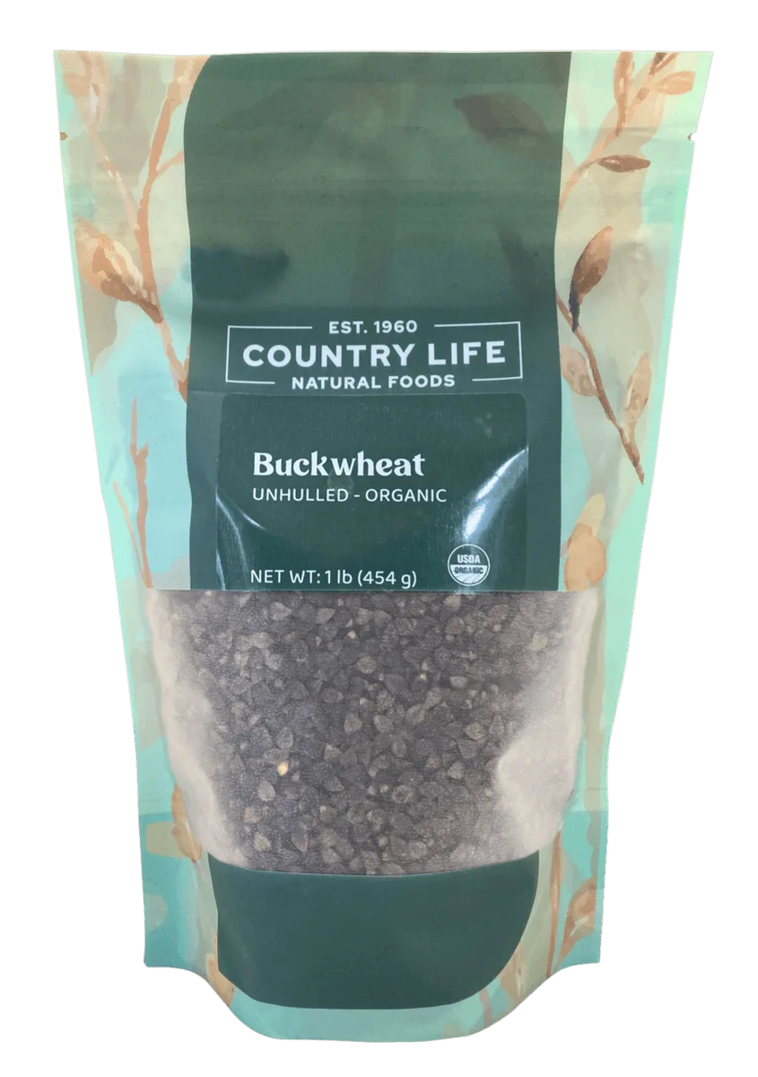 Buckwheat, Unhulled For Sprouting, Organic