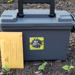 Seed Storage Box with Heirloom Seeds – Gift Set