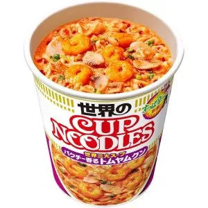 NISSIN FOODS Cup Noodle Tom Yam Kung with Coriander Flaver 75g x 12packs – Tokyo Sakura Mall