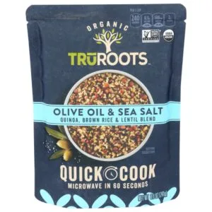 Truroots Grain Olive Oil & Sea Salt Quinoa 8.5 OZ – Pack of 8
