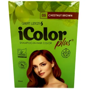 iColor Plus – Shampoo-In Hair Color – Chestnut Brown – 30 ML
