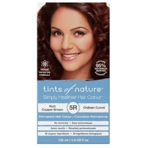 Tints of Nature – 5R Permanent Hair Dye Rich Copper Brown, 4.4 fl oz