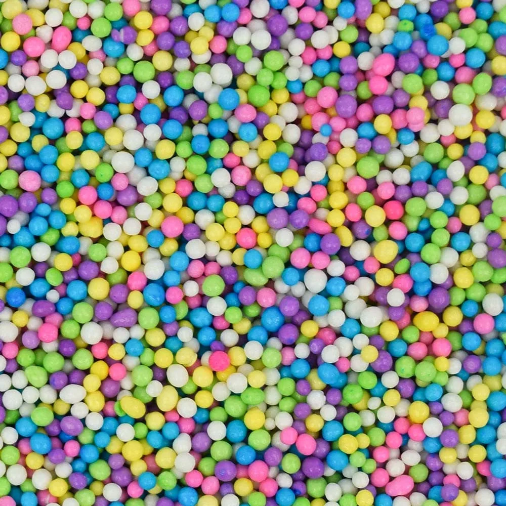 Pastel Rainbow Nonpareil Sprinkles