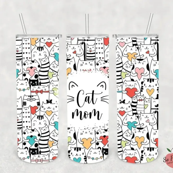 “Cat Mom” Tumbler