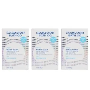 Seaweed Bath Company Detox Exfoliating Soap Bar (3.75 oz) – Pack Of 3