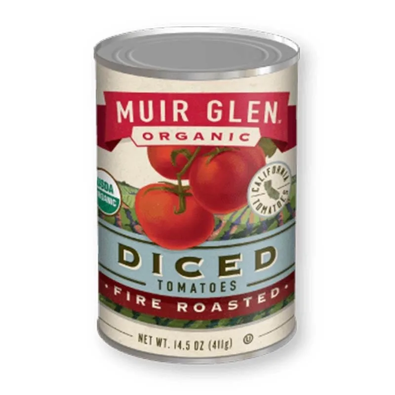 Muir Glen Organic Diced Tomatoes Fire Roasted