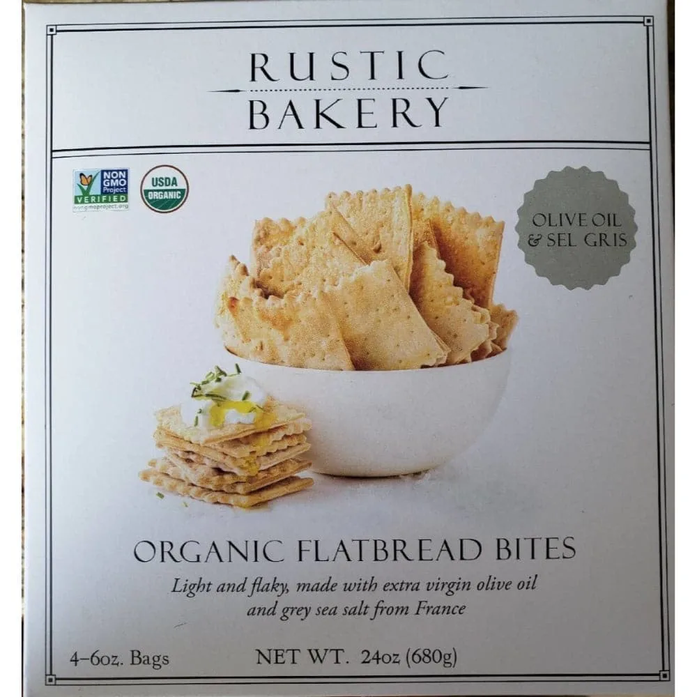 Rustic Bakery – Organic Flatbread Bites Family pack