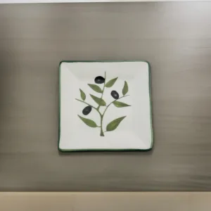 Out Of The Woods Olive Branch Tid Bit Plate