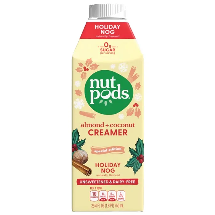 Nutpods – Creamer Holiday Nog, 25.4fl