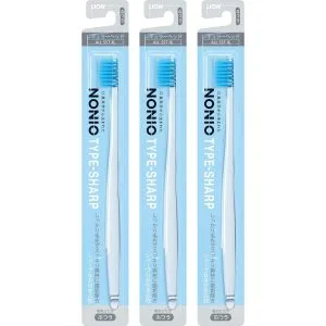 NONIO Toothbrush TYPE-SHARP Soft or Regular(Set of 3) Made in JAPAN – Tokyo Sakura Mall