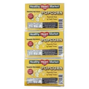 3 Pack – Healthy Heart Market No Salt Microwave Popcorn