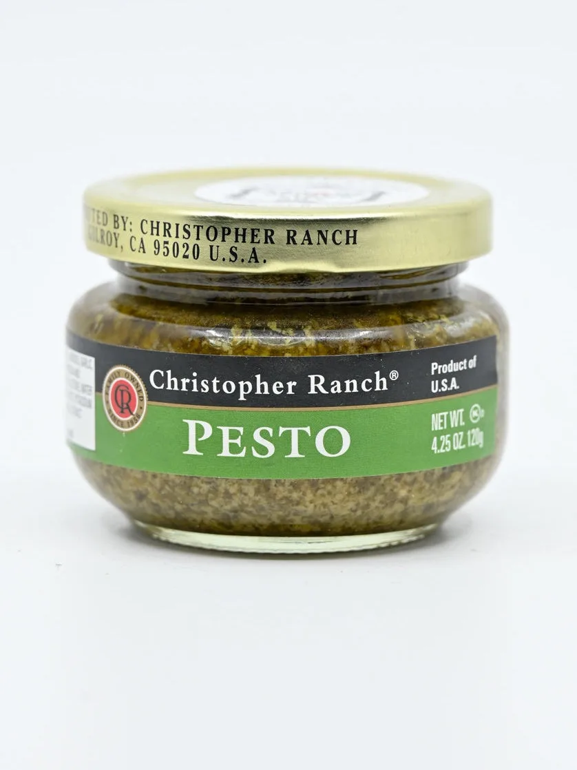 Garlic Pesto Christopher Ranch Gilroy California 4.25