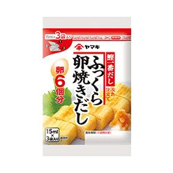 Yamaki, Dashi for Egg Roll, “Fukkura Tamagoyaki Dashi”, Japan 15ml x 3 in 1 bag