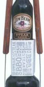 Jim Beam Grilling Kit (BBQ Sauce, Steak Sauce, Spatula & Tong), 18oz.