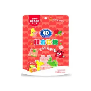 Amos Yogurt-Flavored Building Block Gummy Candy 72g