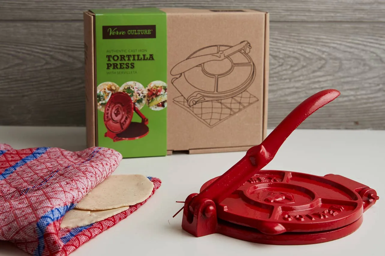 Verve Culture – Cast Iron Tortilla Press Kit