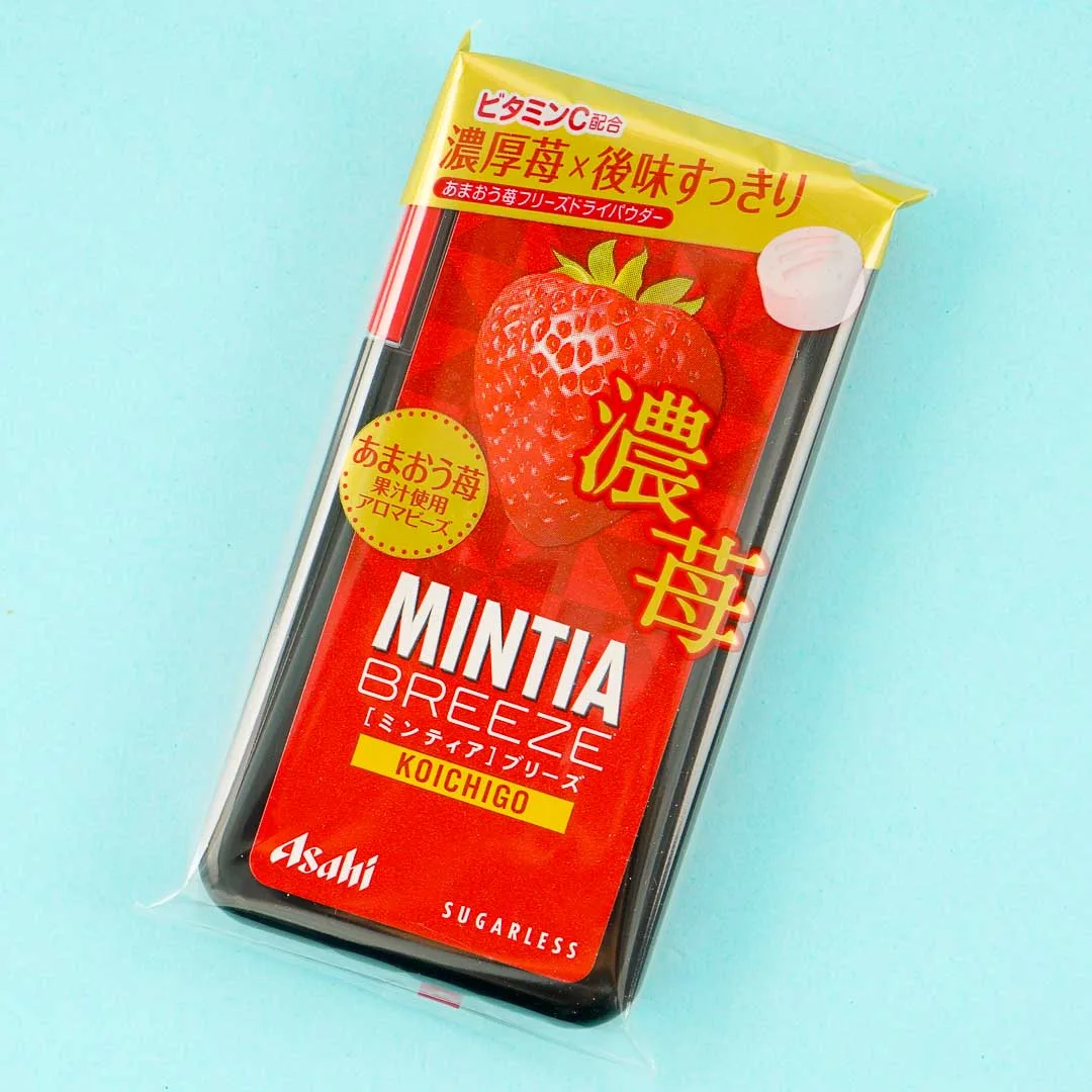 Asahi Mintia Breeze Mints – Deep Strawberry