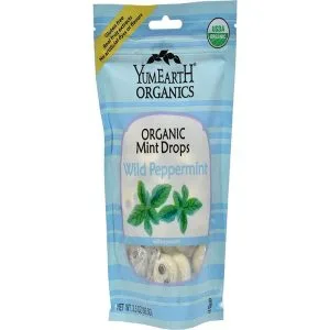 YumEarth – Organic Wild Peppermint Hard Candy, 3.3oz