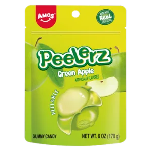 Amos Gummy Peelerz Green Apple 6oz