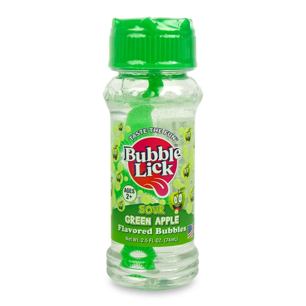 Bubble Lick – Sour Green Apple Edible Bubbles