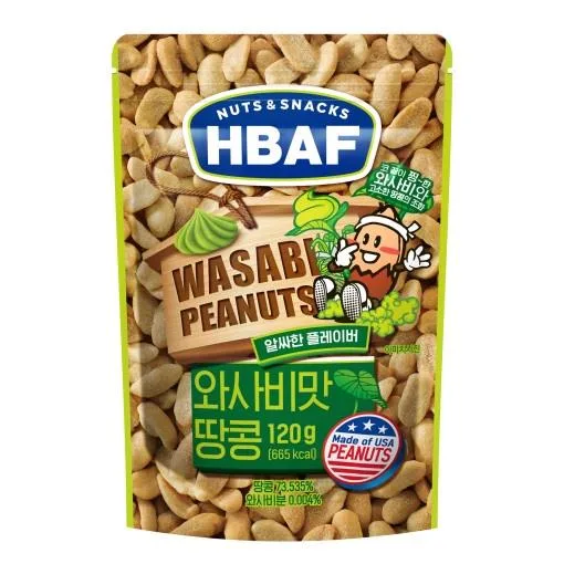 HBAF Korean Style Peanuts: Wasabi