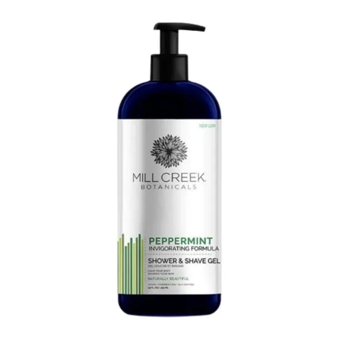 Mill Creek Botanicals | Peppermint Shower & Shave Gel