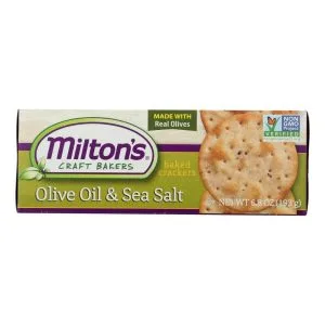 Milton’s – Olive Oil Seasalt Cracker, 6.8 oz