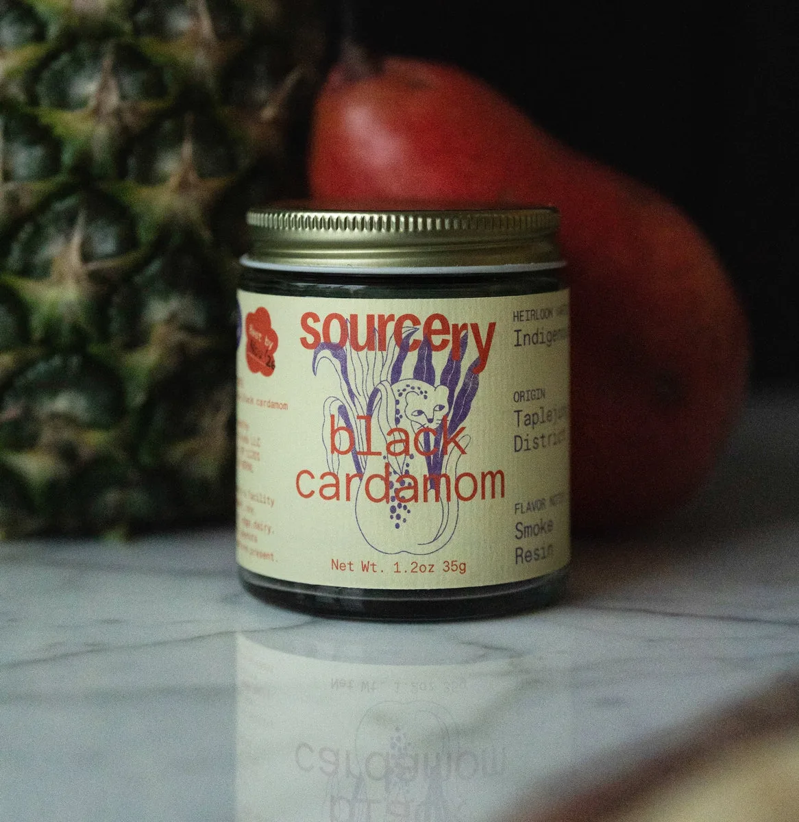 Sourcery Black Cardamom – 6 Jars x 1 Case